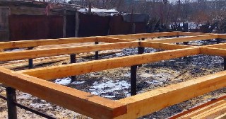 Пол на винтовых сваях Зима цена от 15712 руб.